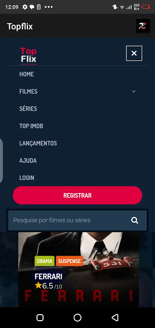 Screenshot 1 of Topflix