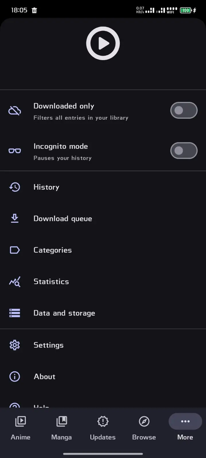 Screenshot 2 of Aniyomi