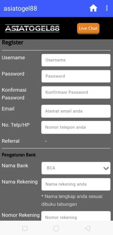 Screenshot 2 of Asiatogel88