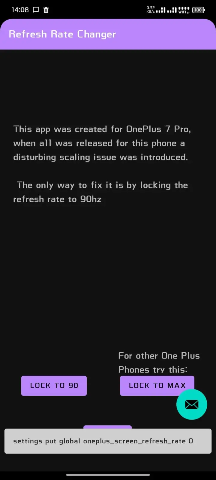 Screenshot 4 of Refresh Rate Changer