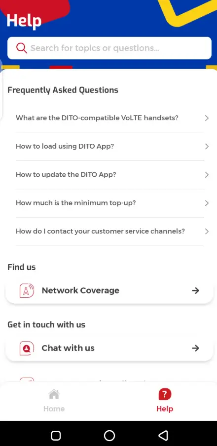 Screenshot 2 of DITO App