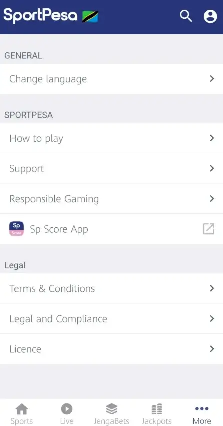 Screenshot 2 of SportPesa